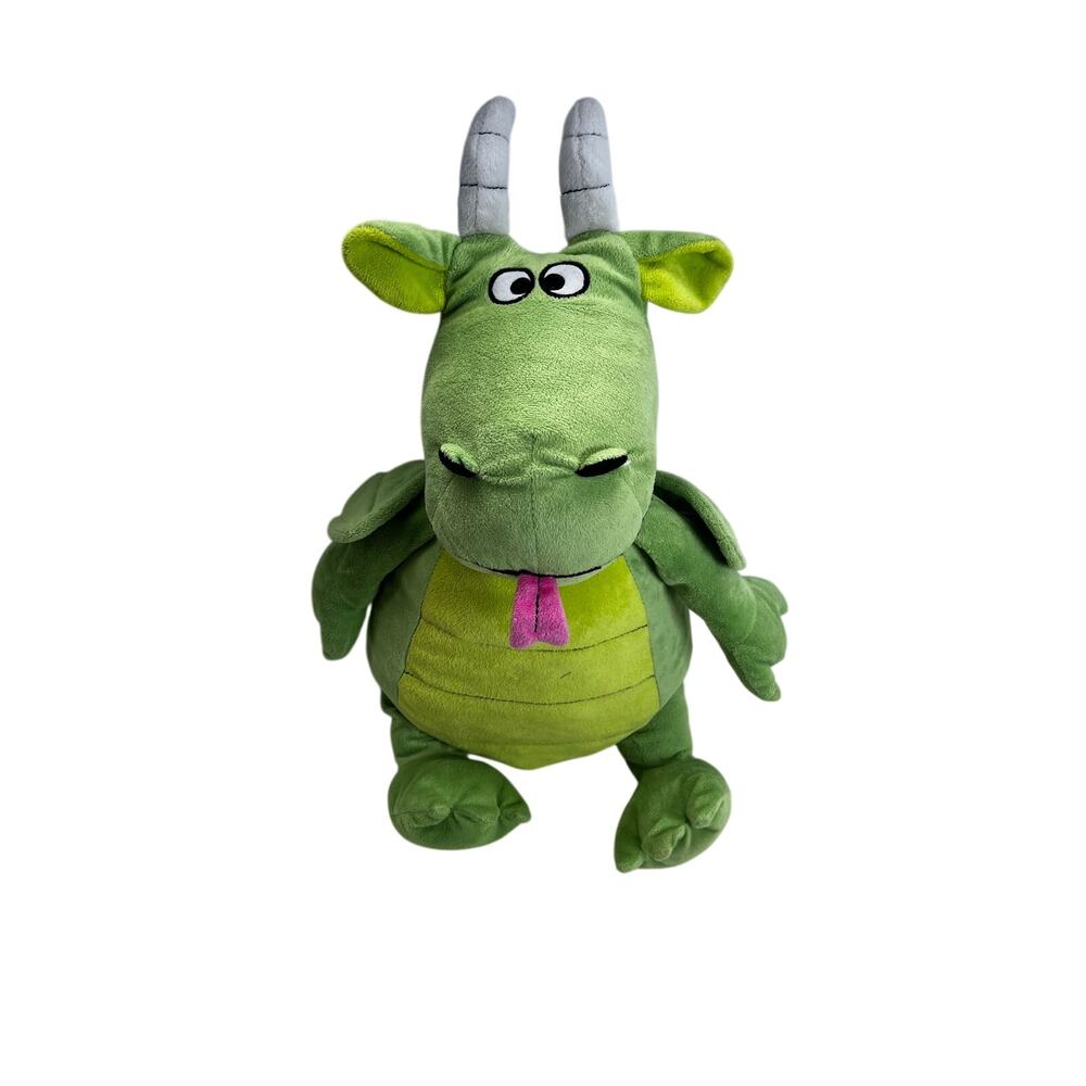 Original Happy Nappers Play Pillow green dragon/home sweet home reversable